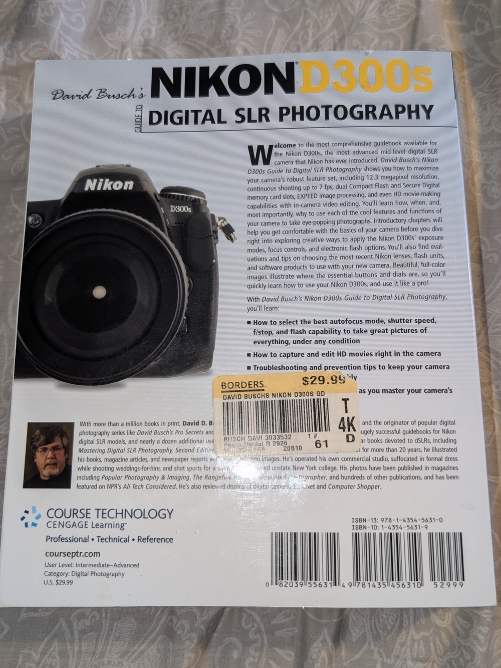 Nikon D300s Digital SLR Camera Book David Busch - Picture 2 of 6